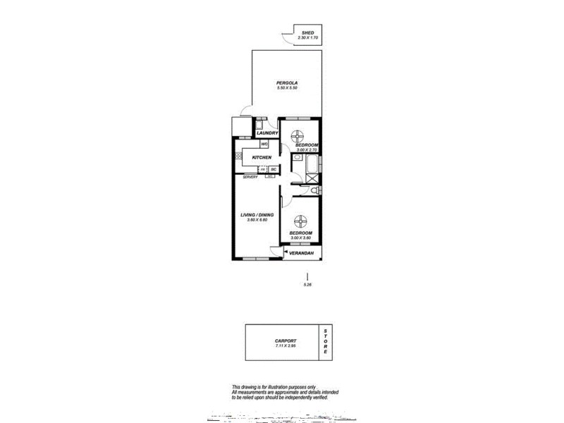 17/2 Woodcock Place, Morphett Vale SA 5162 Floorplan
