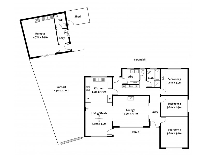20a Andrea Avenue, Newton SA 5074 Floorplan