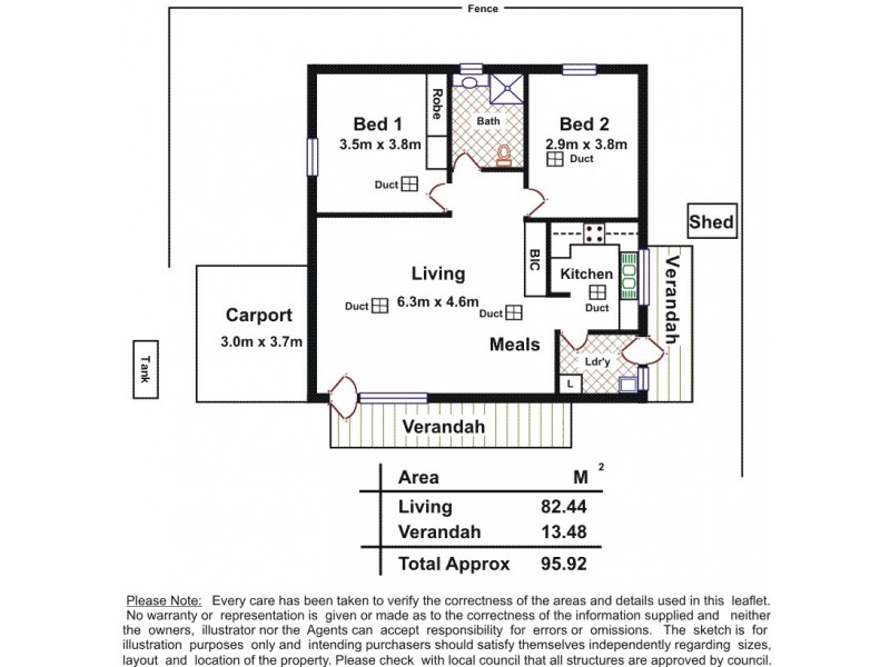 4/26 Queen Street, Norwood SA 5067 Floorplan