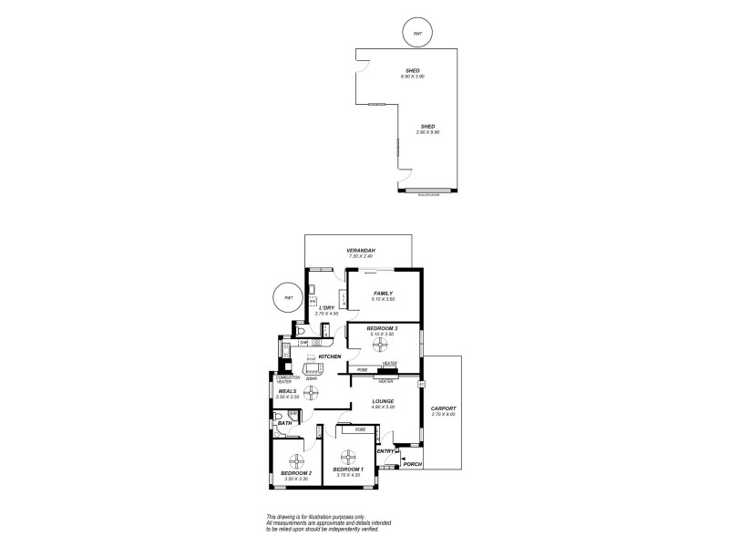 1 Bruce Street, Broadview SA 5083 Floorplan