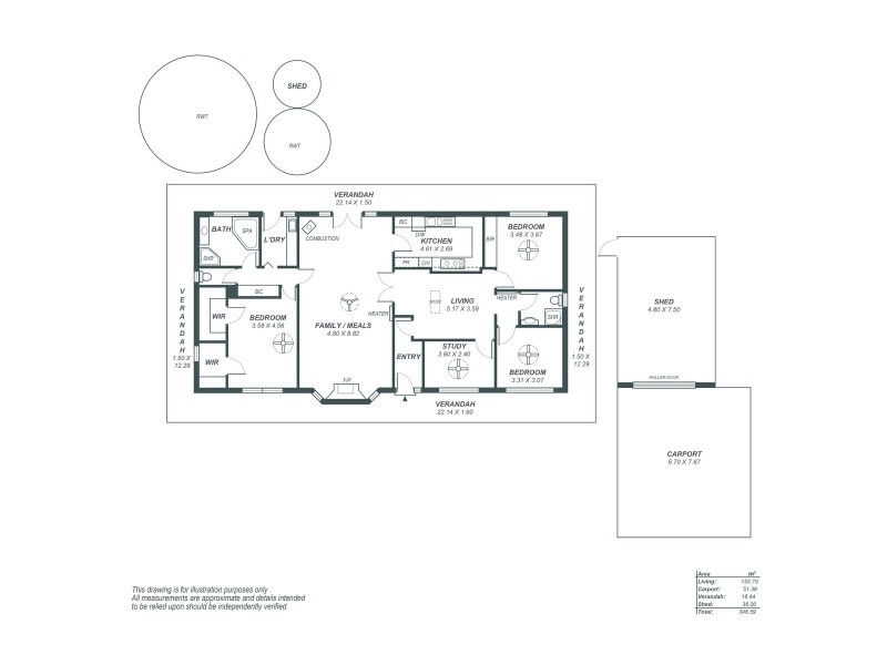 32 Walker Avenue, Heathfield SA 5153 Floorplan