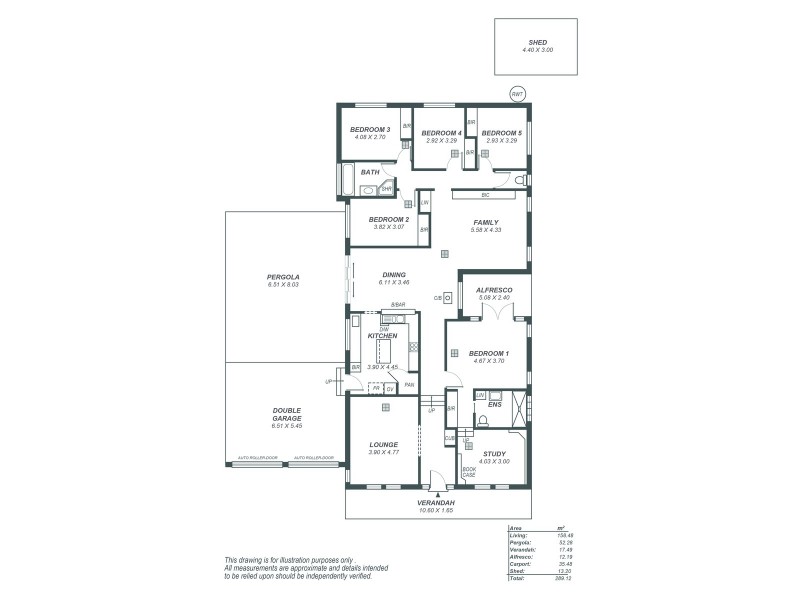 4 Eliza Court, Hahndorf SA 5245 Floorplan