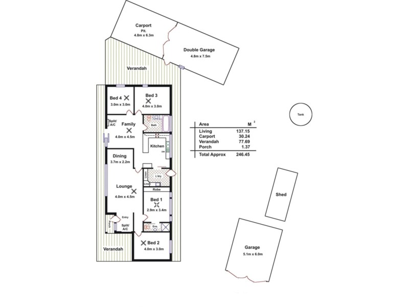 10 Stacey Street, Crafers SA 5152 Floorplan