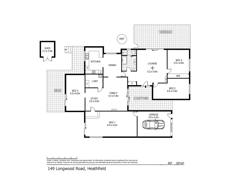 146 Longwood Road, Heathfield SA 5153 Floorplan