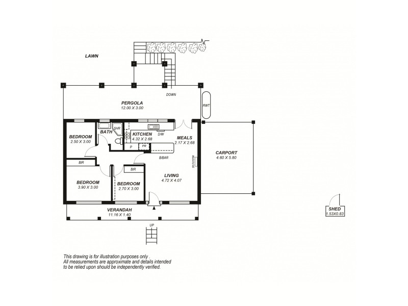 14 Third Avenue, Bridgewater SA 5155 Floorplan