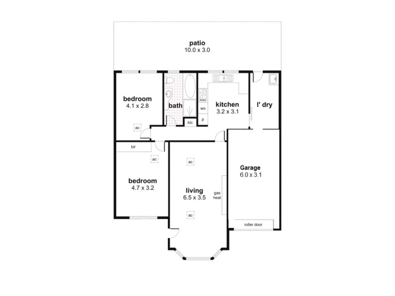2/2A Kadonga Avenue, Kensington Gardens SA 5068 Floorplan