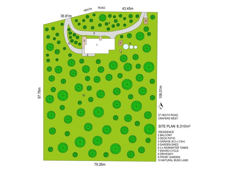 27 Heath Road, Crafers West SA 5152 Floorplan