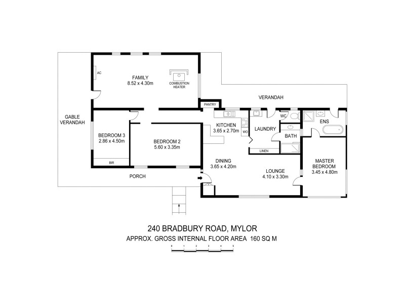240 Bradbury Road, Mylor SA 5153 Floorplan