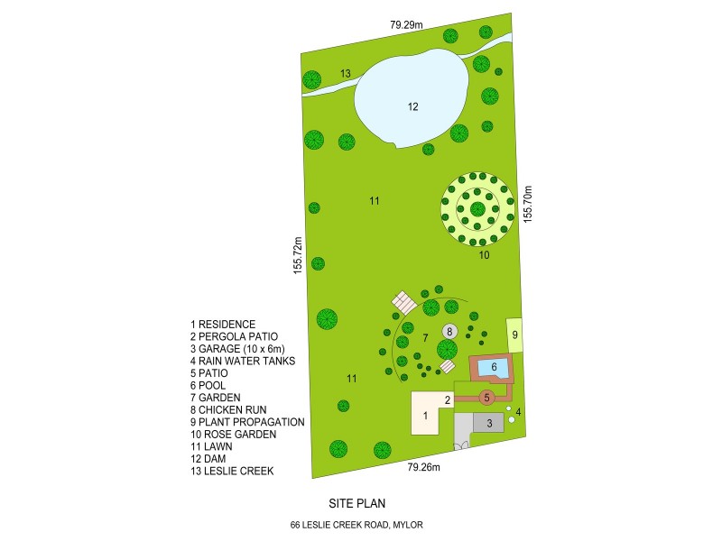 66 Leslie Creek Road, Mylor SA 5153 Floorplan
