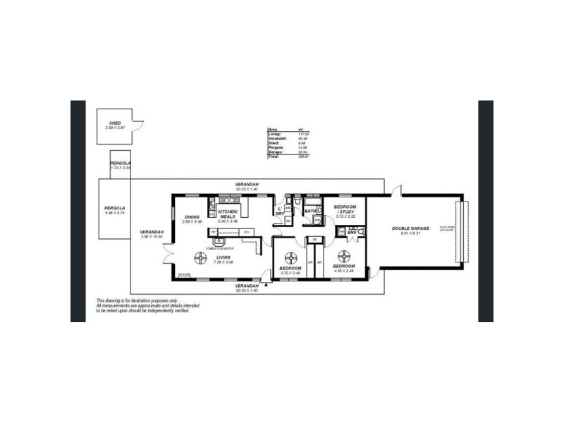16 Johns Lane, Hahndorf SA 5245 Floorplan
