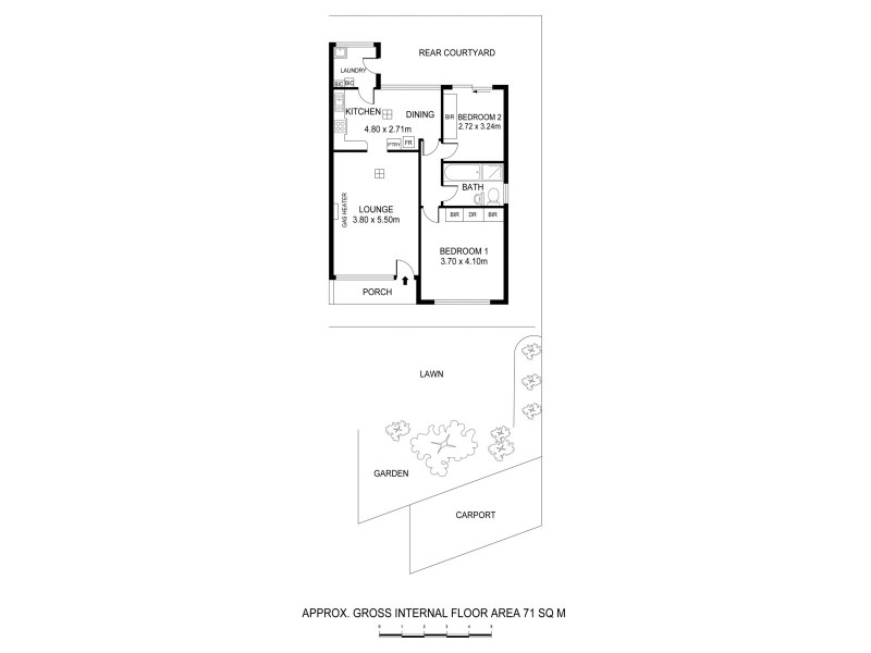 6/180 Fisher Street, Malvern SA 5061 Floorplan
