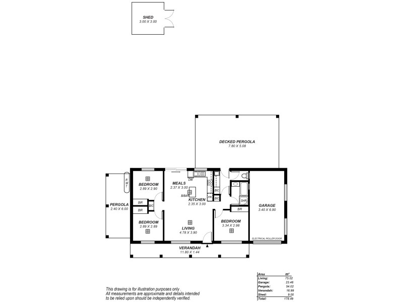 39 Driffield Road, Bridgewater SA 5155 Floorplan