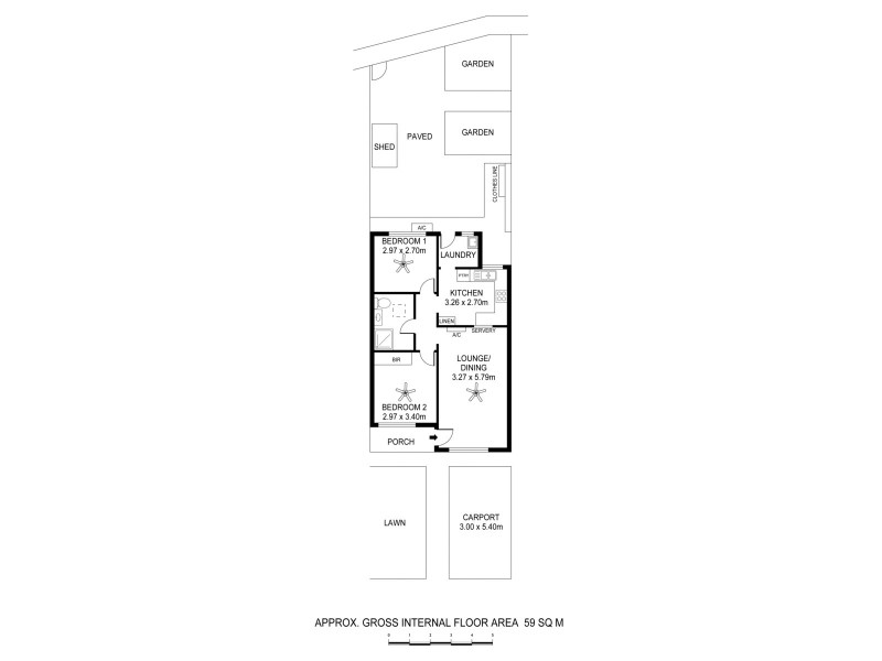 2/27 Epstein Drive, Morphett Vale SA 5162 Floorplan