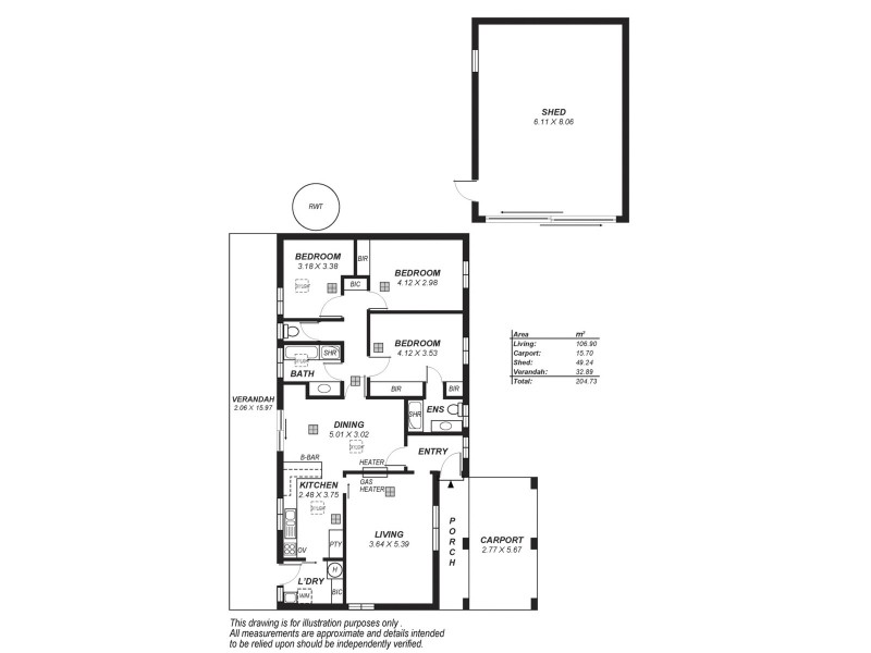 3 Nairne Road, Balhannah SA 5242 Floorplan