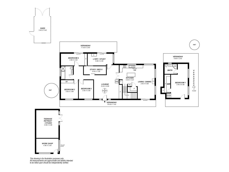 110 Nicholls Road, Scott Creek SA 5153 Floorplan