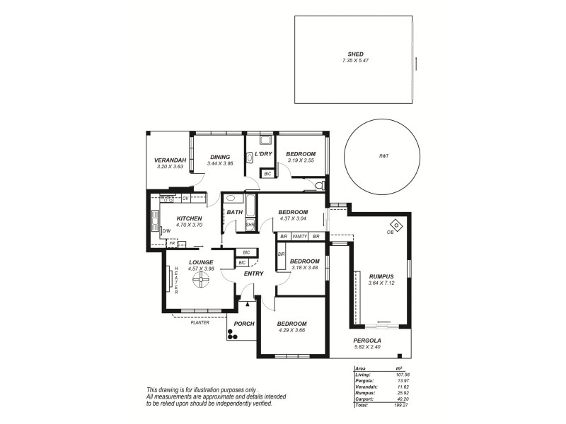227 Piccadilly Road, Piccadilly SA 5151 Floorplan