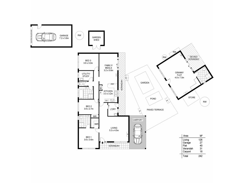 2 Bogaduck Road, Aldgate SA 5154 Floorplan