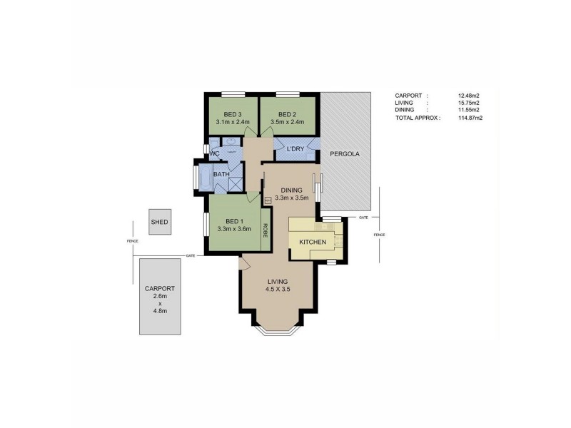 2/6 Mitchell Court, Littlehampton SA 5250 Floorplan