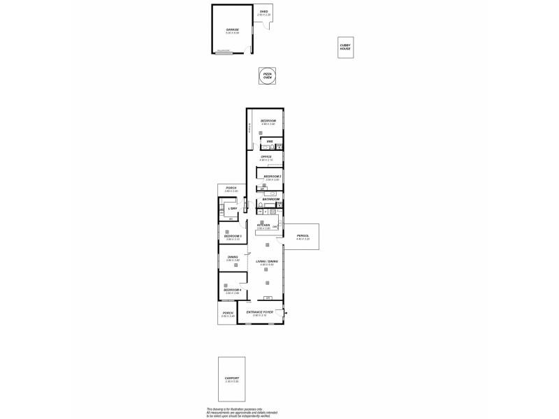 18 Cricklewood Road, Aldgate SA 5154 Floorplan