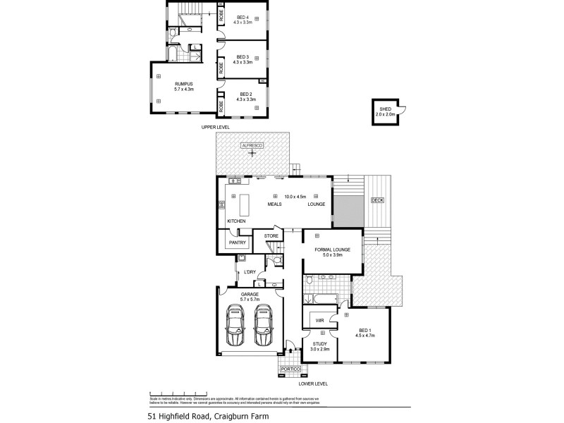 51 Highfield Drive, Craigburn Farm SA 5051 Floorplan