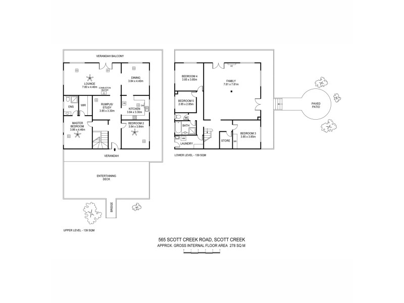 565 Scott Creek Road, Scott Creek SA 5153 Floorplan