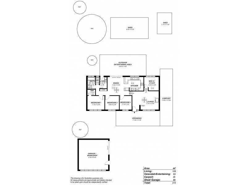 16 Second Street, Mylor SA 5153 Floorplan