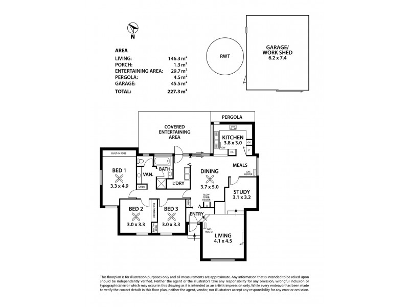 3 Arrawa Court, Balhannah SA 5242 Floorplan
