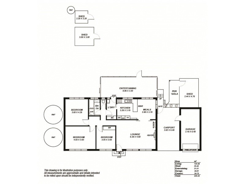 19 Atkinson Avenue, Piccadilly SA 5151 Floorplan