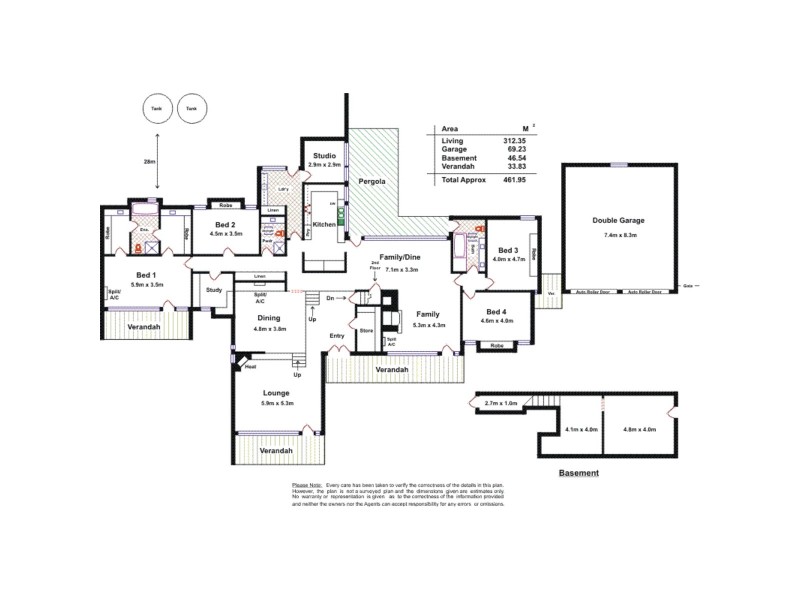 14 Paratoo Road, Aldgate SA 5154 Floorplan