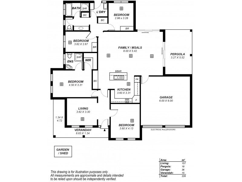 16A Oak Avenue, Bridgewater SA 5155 Floorplan