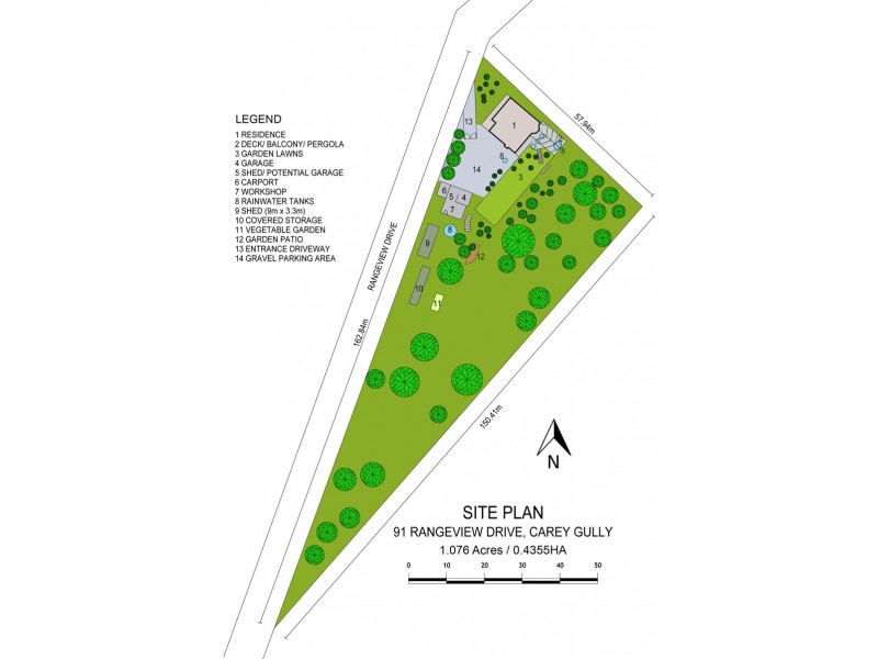 91 Rangeview Drive, Carey Gully SA 5144 Floorplan