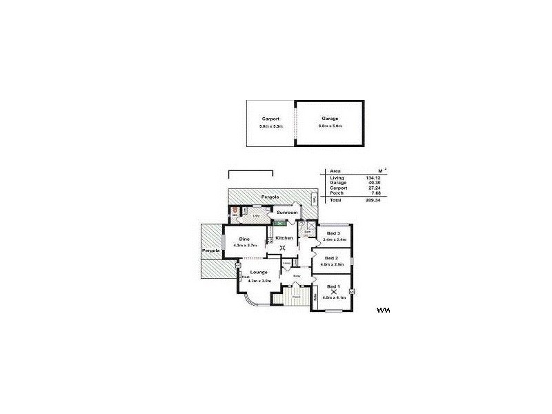 24 Edward Street, Cumberland Park SA 5041 Floorplan