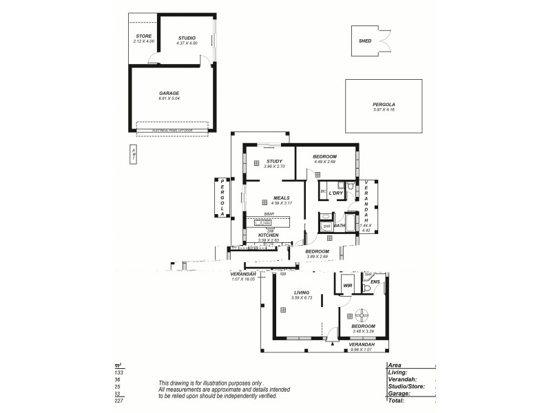 15 Oak Drive, Oakbank SA 5243 Floorplan