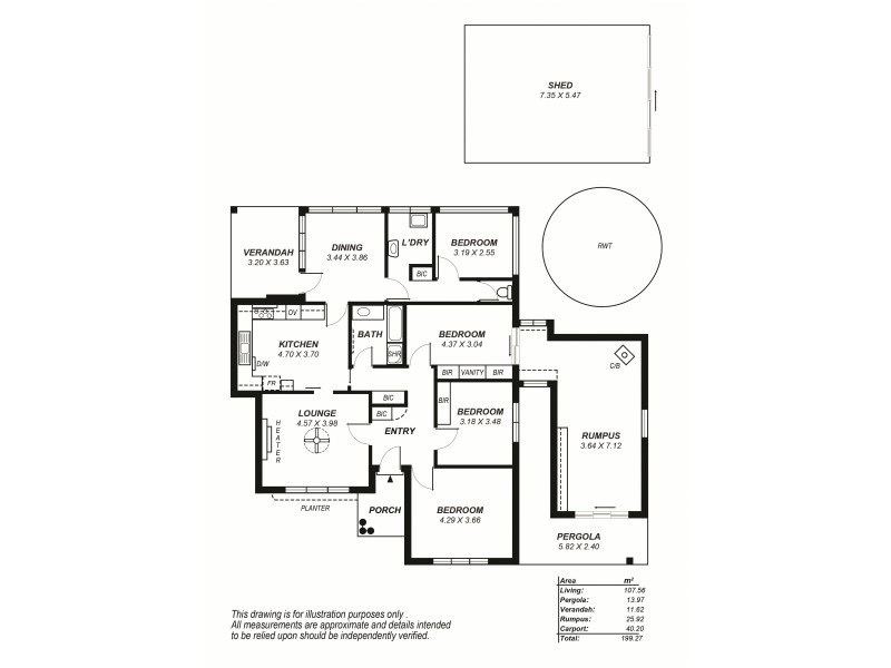 227 Piccadilly Road, Piccadilly SA 5151 Floorplan