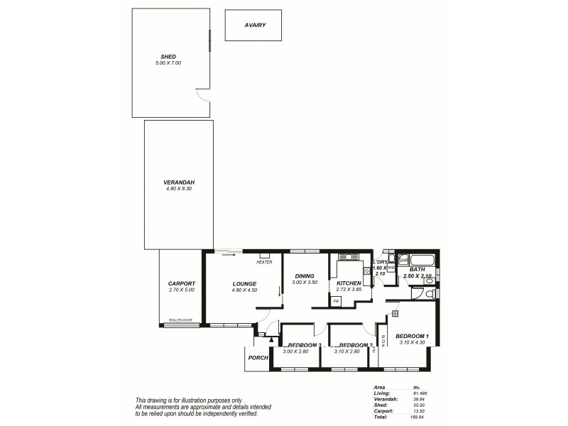 26 Bimbadene Road, Reynella SA 5161 Floorplan