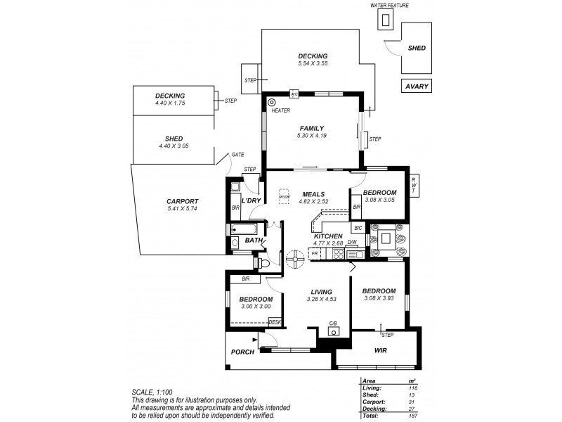 13 First Avenue, Bridgewater SA 5155 Floorplan