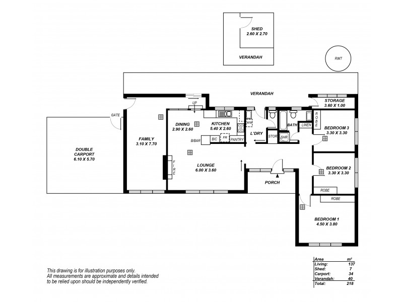 8 Kalmia Avenue, Crafers SA 5152 Floorplan