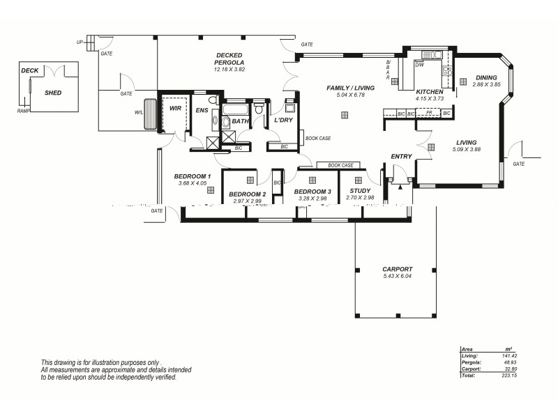 15 Rostrevor Road, Stirling SA 5152 Floorplan