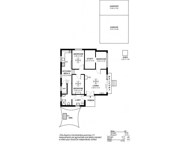 501 Mount Barker Road, Bridgewater SA 5155 Floorplan