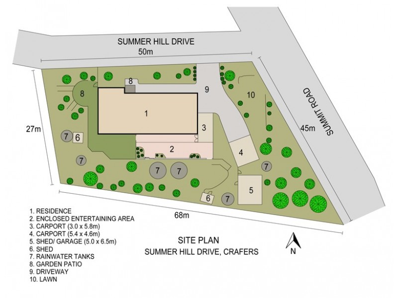 1 Summer Hill Drive, Crafers SA 5152 Floorplan