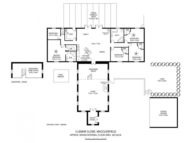 3 Lemar Close, Macclesfield SA 5153 Floorplan