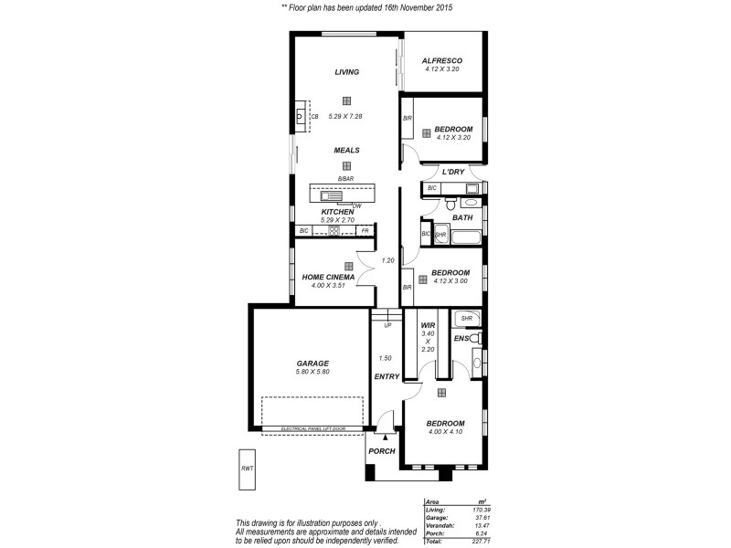 15 Oratava Avenue, Bridgewater SA 5155 Floorplan
