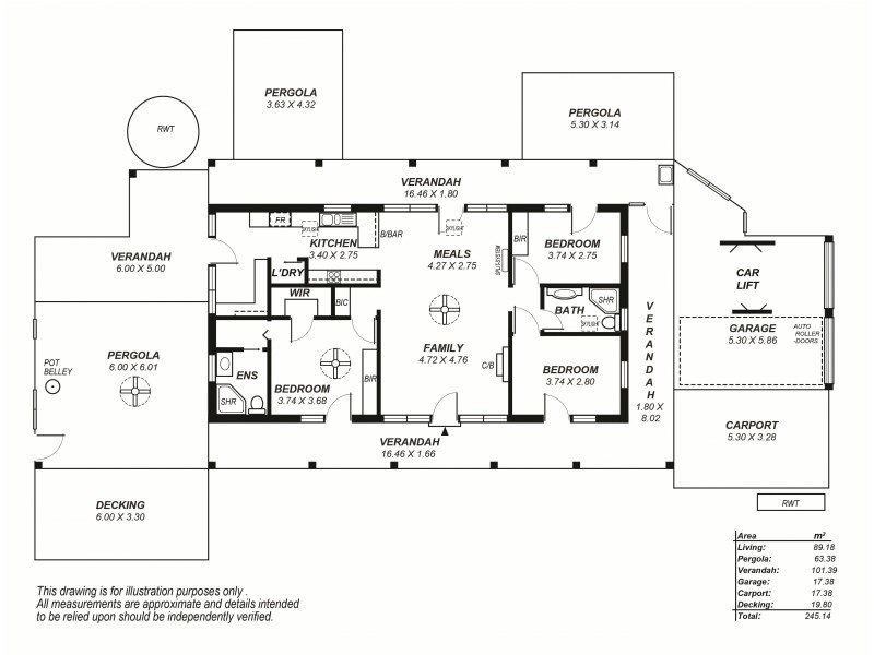27 Wembley Avenue, Bridgewater SA 5155 Floorplan