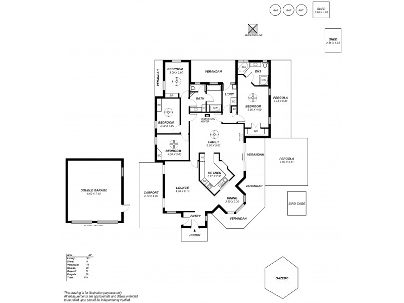 167B Piccadilly Road, Piccadilly SA 5151 Floorplan