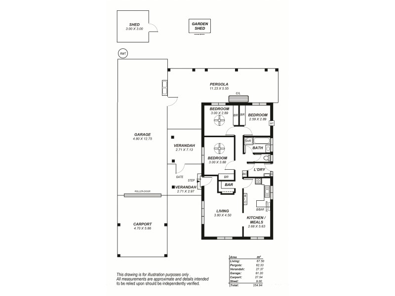 53 Emerald Street, Flagstaff Hill SA 5159 Floorplan