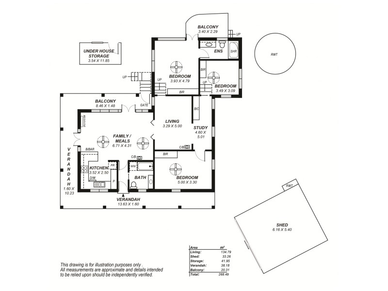 38 Avoca Avenue, Bridgewater SA 5155 Floorplan