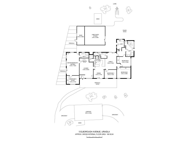 5 Elborough Avenue, Uraidla SA 5142 Floorplan