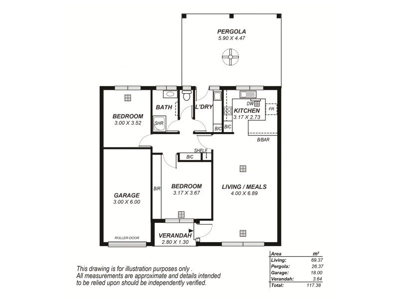 5/10 Spence Avenue, Myrtle Bank SA 5064 Floorplan