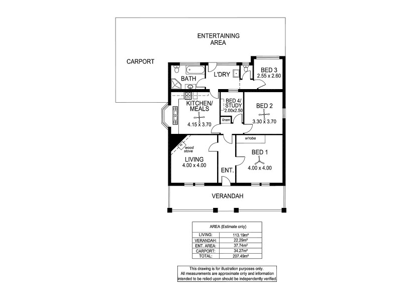 25 Ashbourne Road, Strathalbyn SA 5255 Floorplan