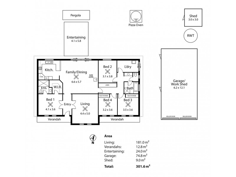 3 Elsie Drive, Strathalbyn SA 5255 Floorplan